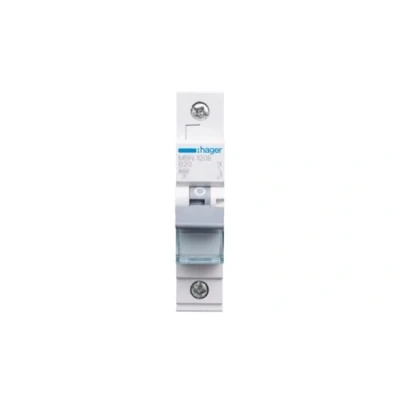Afbeelding van Hager installatieautomaat 1p 6ka b karakteristiek 20a 1 module mbn120e