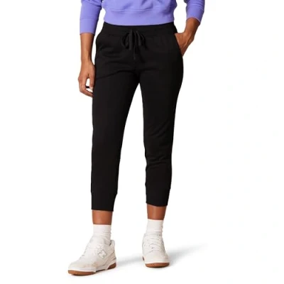 Afbeelding van Amazon Essentials Dames French Terry Fleece Capri Jogger Joggingbroek, zwart (zwart) Fabrikant Maat: XXL (EU 3XL 4XL)