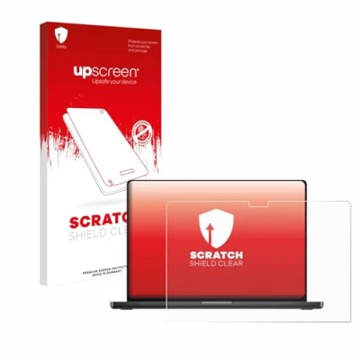 Afbeelding van upscreen Screenprotector voor Apple MacBook Pro 16&quot; 2024 M4 Folie Beschermfolie transparant