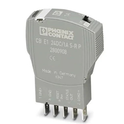 Afbeelding van Phoenix Contact 2800908 CB E1 24DC/1A S R P Beveiligingsschakelaar 240 V/AC 1 A stuk(s)