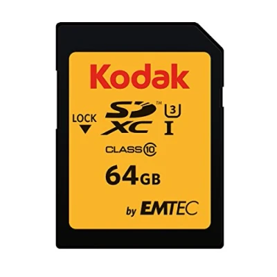 Afbeelding van Kodak SDXC 64GB Class10 U3 flashgeheugen Klasse 10 UHS I