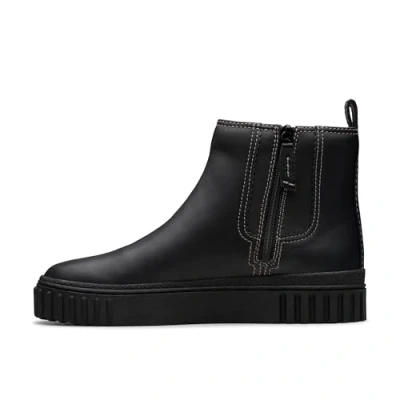 Afbeelding van Clarks Premium Mayhill Top Chelsea Boot, Zwart leer, 5 UK, leder, 38 EU