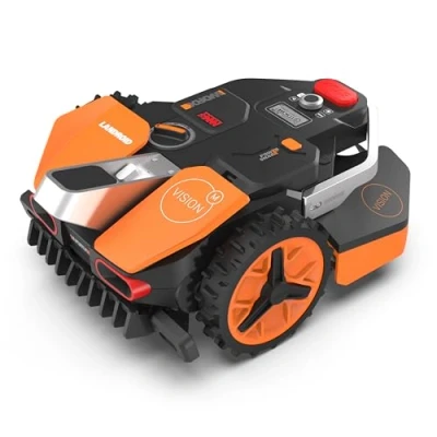 Afbeelding van WORX Landroid Vision M600 WR206E.1 robotmaaier voor tuinen tot 600 m², intelligente zonder begrenzingskabel, wifi en bluetooth, actieve obstakelvermijding met AI technologie, app besturing