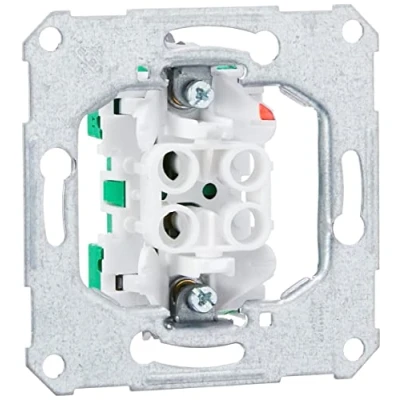 Afbeelding van Elso 111600 Universele inbouwschakelaar, uitwisselschakelaar, inzet steekklem 10A, inbouw voor van schakelaar en stopcontact, Made in Germany
