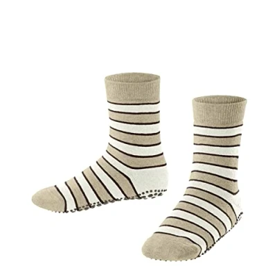 Afbeelding van Falke Simple Stripes Silicone NUBS Improved GRIP Sokken voor kinderen, Maat: 39/40, Sand mel