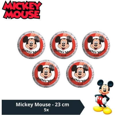 Afbeelding van Bal Voordeelverpakking Mickey Mouse 23 cm 5 stuks