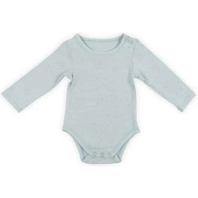 Afbeelding van Jollein romper lange mouw Mini dots stone green