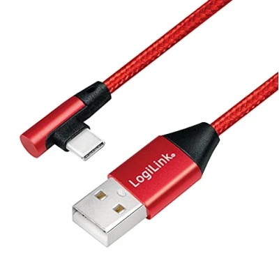 Afbeelding van LogiLink CU0145 USB kabel 2.0 A Micro Rood