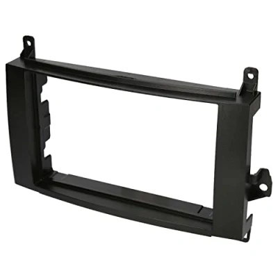 Afbeelding van Audioproject A300 autoradio radiopaneel dubbel DIN compatibel met Mercedes Benz A klasse W169 B T245 Viano Vito W639 inbouwframe 2 zwart