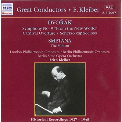 Afbeelding van London Philharmonic Orchestra, Berlin State Opera Orchestra Dvorak: Symphony No.9/Smetana: The Moldau (CD)