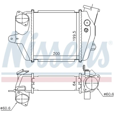Afbeelding van Nissens Interkoeler 96032