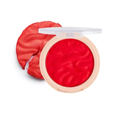 Afbeelding van Revolution Beauty, Blusher Reloaded Blush, De hele dag dragen, Zeer gepigmenteerd en opbouwbaar, Pop My Cherry