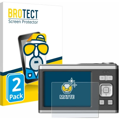 Afbeelding van BROTECT Screenprotector voor Rollei Compactline 10X Folie Beschermfolie matte (2 Stuks)