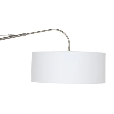 Afbeelding van Steinhauer Gramineus Wandlamp Staal/Wit