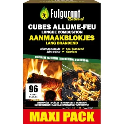 Afbeelding van Fulgurant aanmaakblokjes ecologisch 84 stuks