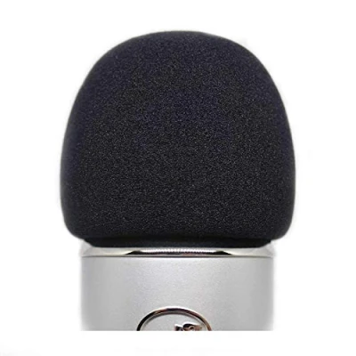 Afbeelding van KOSTOO microfoon Cover Foam Windscherm voor Blue Yeti, Yeti Pro en andere grote microfoons, hoogwaardig sponsmateriaal om te fungeren als popfilter je