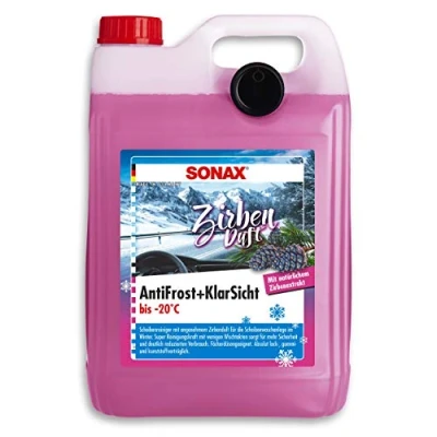 Afbeelding van SONAX AntiFrost+KlarSicht Zirve gebruiksklaar tot 20 C (5 liter) snelle, streepvrije en effectieve ruitenreiniger voor de winter art.nr. 01315000