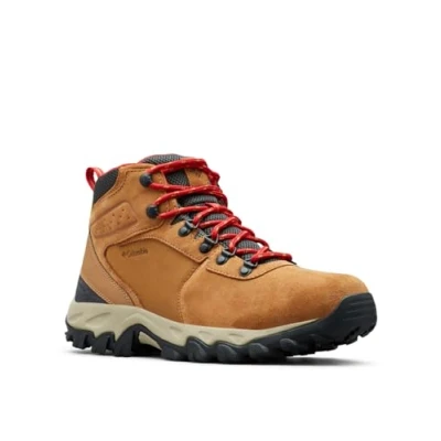Afbeelding van Columbia Newton Ridge PLUS II WP Outdoorschoenen, Heren, Maat: 42, Elk/mountain red Leer/ synthetisch