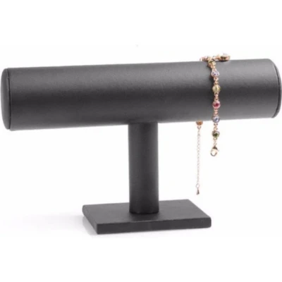 Afbeelding van Fliex Sieraden display Arbanden standaard Zwart PU Leer 1 Rol