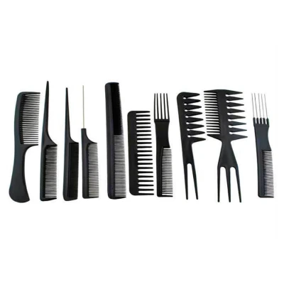 Afbeelding van Soulima Kapperskammen set van 10 stuks