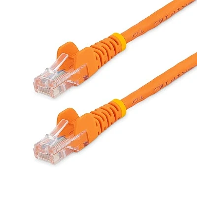 Afbeelding van 10m Cat5e patchkabel met snagless RJ45 connectors UTP oranje