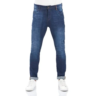 Afbeelding van riverso RIVToni Tapered Herenjeans, tapse pasvorm, katoen, denim, stretch, zwart, blauw, grijs, W29, W30, W31, W32, W33, W34, W36, W38 en W40, 34W / 30L