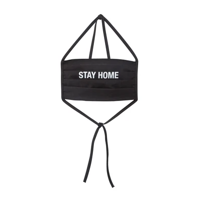 Afbeelding van Mister Tee Stoffen mondkapje, Maat: One Size, Black