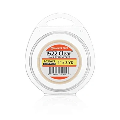 Afbeelding van Walker tape 1 &quot;x3 yards 1522 Clear dubbelzijdige pruik toupet haar