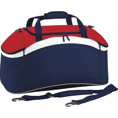 Afbeelding van BagBase Teamkleding Sport Holdall / Duffeltas (54 liter) (Franse marine Klassiek rood Wit)