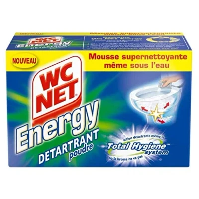 Afbeelding van WC Net Energy Ontkalker poeder 6 zakjes 60 g (2 dozen of 12 zakjes)
