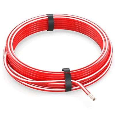 Afbeelding van AUPROTEC Voertuigkabel FLRY B, 6,0 mm², 10 m, opgerold, kleur rood wit