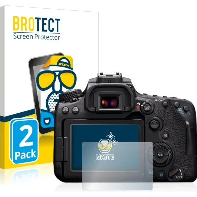 Afbeelding van BROTECT Screenprotector voor Canon EOS 90D Folie Beschermfolie matte (2 Stuks)