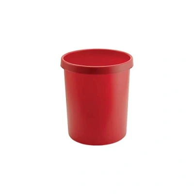 Afbeelding van HELIT Afvalbak 30 liter Kunststof Rood dxh 350x405 mm