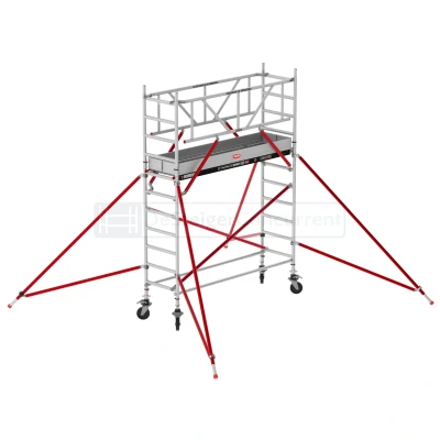 Afbeelding van Rolsteiger Altrex RS TOWER 51 SafeQuick L245xB75cm 4.20m werkhoogte Fiber Deck platformen
