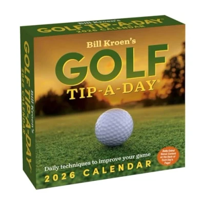 Afbeelding van Bill Kroen&#039;s Golf Tip A Day 2026 To Calendar
