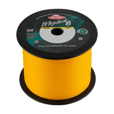 Afbeelding van Berkley Whiplash 8 Gevlochten lijn Yellow 2000m 0.08mm (12.9kg)