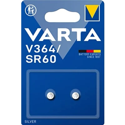 Afbeelding van VARTA Batterijen alkaline knoopcel V364 knoopcellen (set van 2, in originele blisterverpakking)