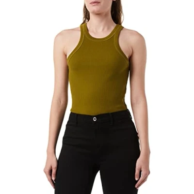 Afbeelding van G STAR RAW Dames Italian Army Ultra Slim Tank Top Wm T Shirt, groen (Avocado D22768 d289 d612), M, M