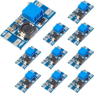Afbeelding van GERUI 10 stuks DC Step Up boost converter 2V 24V tot 5V 28V spanningsomvormer 2A en 9V 12V instelbare voeding power module compatibel voor Arduino