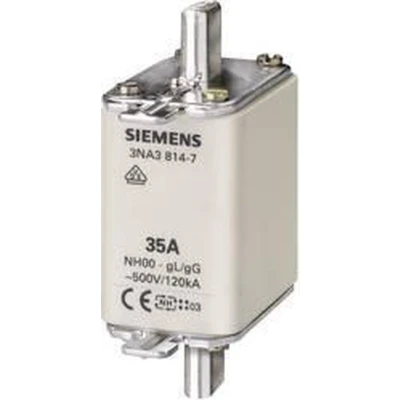 Afbeelding van Siemens 3NA38307 NH zekering Afmeting : 00 100 A 500 V/AC, 250 V/DC 3 stuk(s)