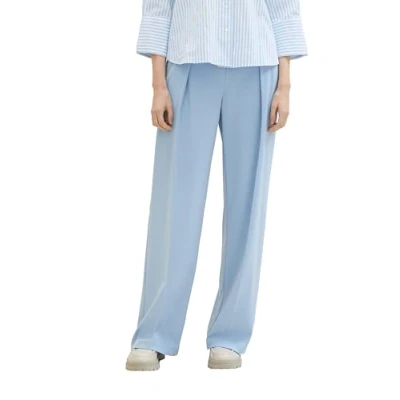Afbeelding van Tom Tailor Bandplooibroek Lea Wide Leg met wijde pijpen
