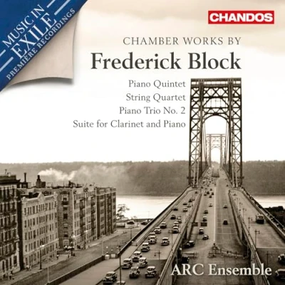 Afbeelding van Arc Ensemble Frederick Block: Chamber Works (CD)