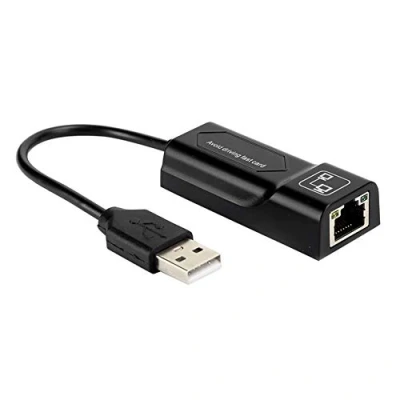 Afbeelding van USB Ethernet adapter, USB2.0 naar RJ45 Gigabit LAN netwerkadapter, 10/100 Mbps, bedrade adapter Bekabelde kabelkaart voor laptop Desktop