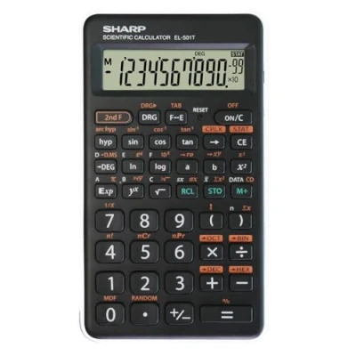 Afbeelding van Sharp EL 501 T Zakrekenmachine Aantal displayposities: 12 werkt op batterijen (l x b h) 127 73 13 mm