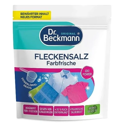 Afbeelding van Dr. Beckmann Vlekzout, frisse kleur, tegen meer dan 100 vlekken en lichte verkleuringen, incl. doseerlepel, 400 g