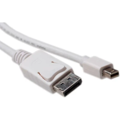 Afbeelding van ACT AK3963 4K DisplayPort Verloopkabel Mini Male/DisplayPort Male Wit 1 meter