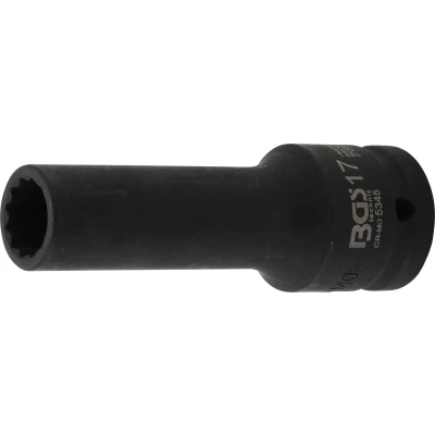 Afbeelding van BGS Kracht dopsleuteldop twaalfkant, diep 3/4&quot; 17 mm