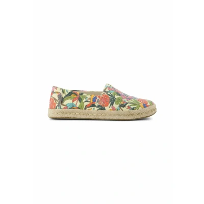 Afbeelding van TOMS Espadrilles, Dames, Maat: 37, Light almond multi birds of paradise canvas Textiel