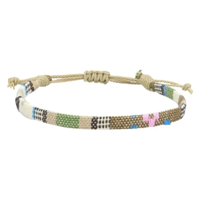 Afbeelding van Jomide Enkelbandje Bohemian Beige Touw