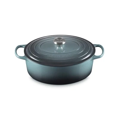 Afbeelding van Le Creuset Braadpan Ovaal in Geëmailleerd Gietijzer, 31 cm, 6,3 L, Ocean, 21178313602430